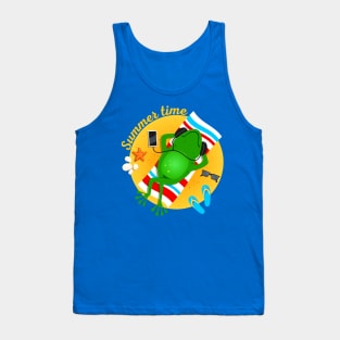 Frog At The Beach Tank Top